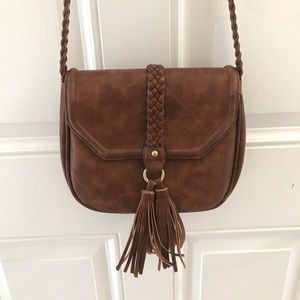 Altar’d State Brown Leather Crossbody